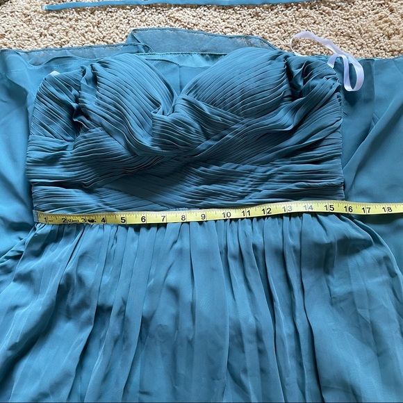 NWT Never worn Revelry Kennedy Chiffon convertible dress size 12 desert blue - Picture 6 of 14